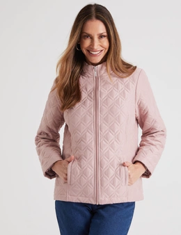 Millers Long Sleeve Fancy Quilted Puffer Jacket
