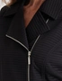 Millers Long Sleeve Rib Texture Biker Jacket, hi-res