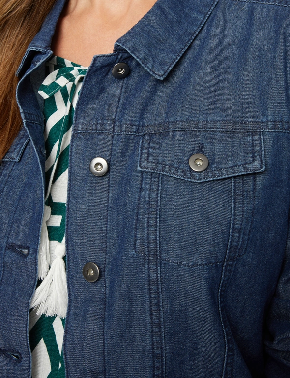 CHAMBRAY JACKET, hi-res image number null