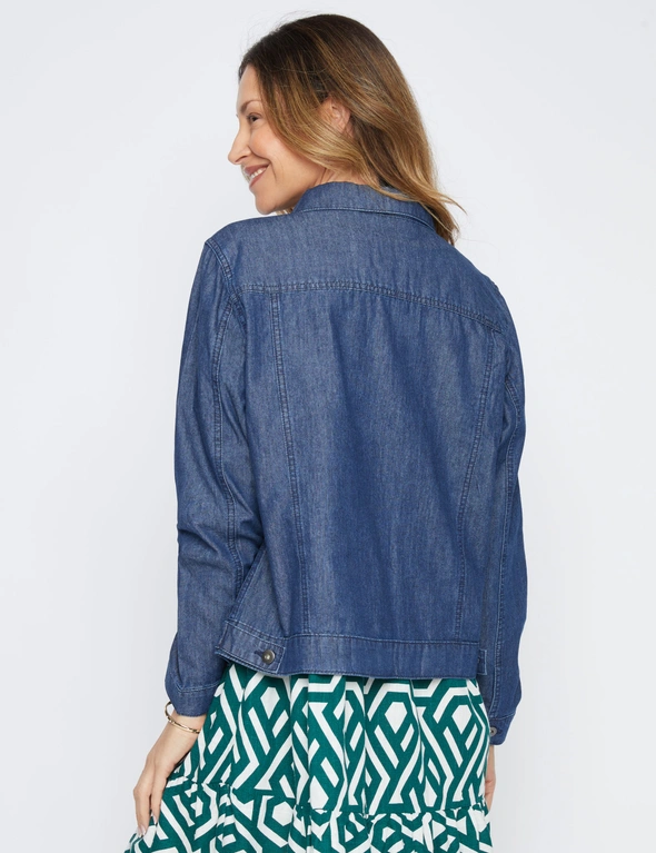 Millers Long Sleeve Chambray Denim Jacket, hi-res image number null