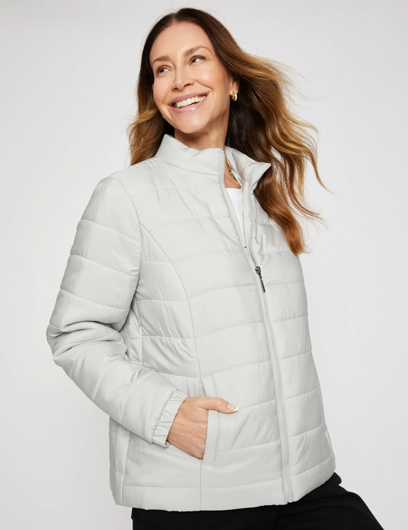 Millers Long Sleeve Quilted Puffer Jacket, hi-res image number null