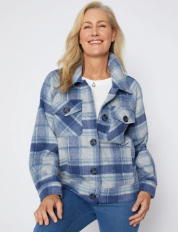 Millers Long Sleeve Brushed Check Shacket