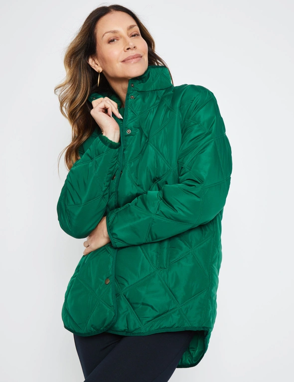Millers Longline Fashion Puffer Jacket, hi-res image number null