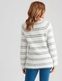 Millers Stripe Feather Knit, hi-res