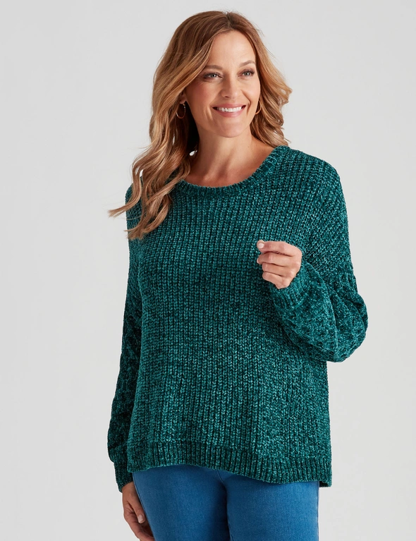 Millers Cable Sleeve Chenille Jumper1, hi-res image number null