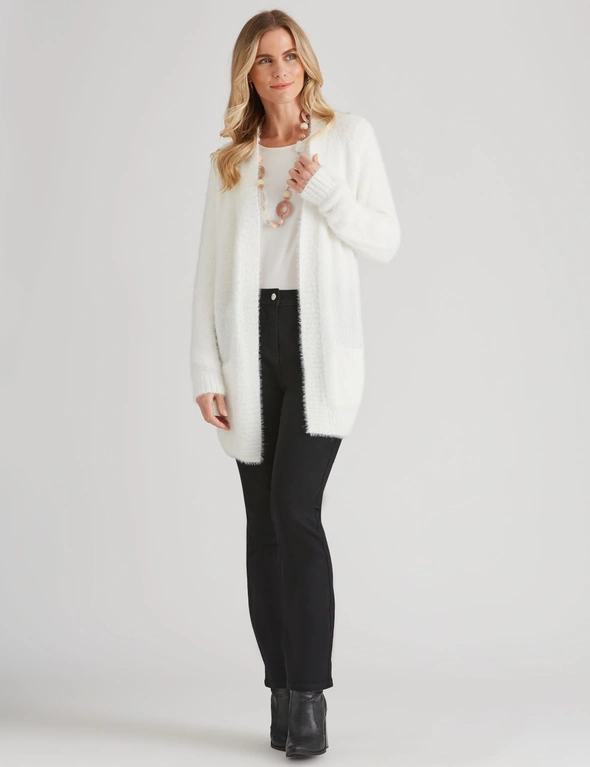 MILLERS LONG SLEEVE FEATHER CARDIGAN, hi-res image number null