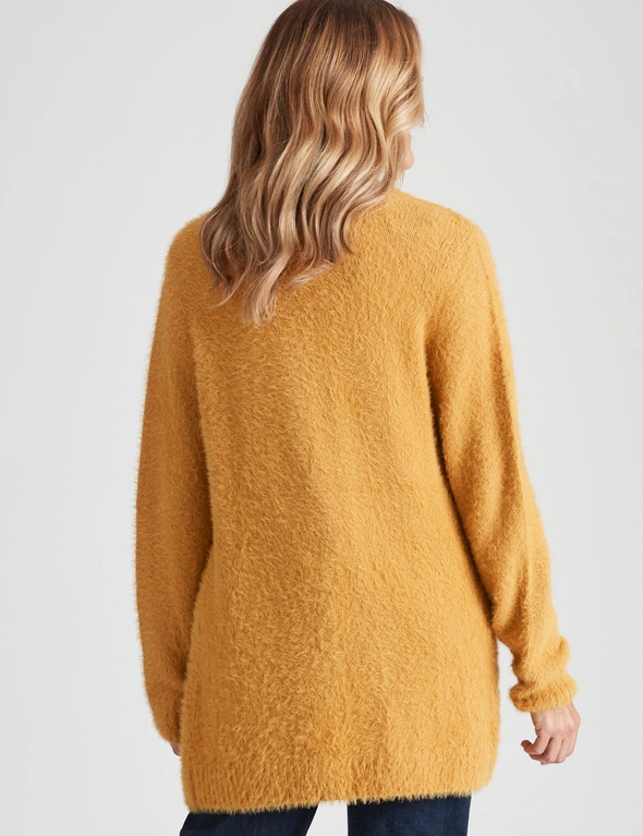 MILLERS LONG SLEEVE FEATHER CARDIGAN, hi-res image number null