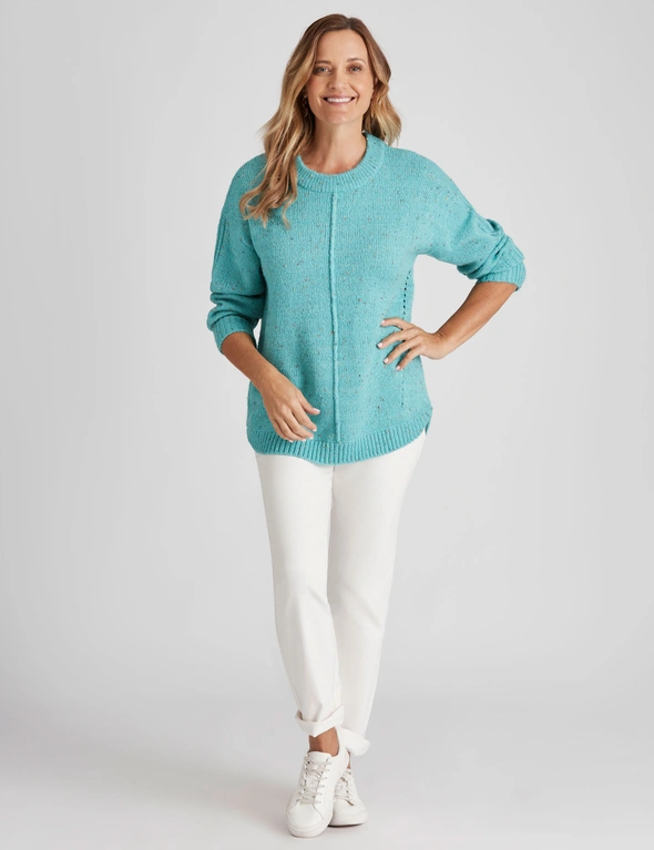 Millers Long Sleeve Mock Neck With Seam Jumper, hi-res image number null