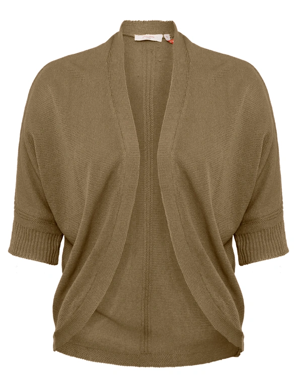 Millers Elbow Sleeve Curved Cardigan, hi-res image number null