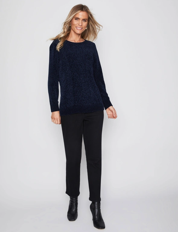 Millers Long Sleeve Cable Chenille Jumper, hi-res image number null