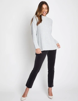 Millers Long Sleeve Boucle Crew Neck Jumper