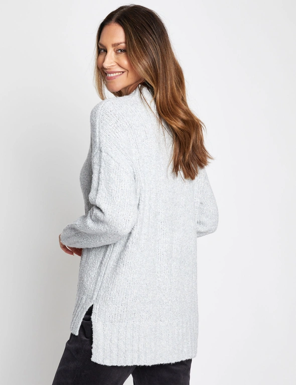 Millers Long Sleeve Boucle Crew Neck Jumper, hi-res image number null