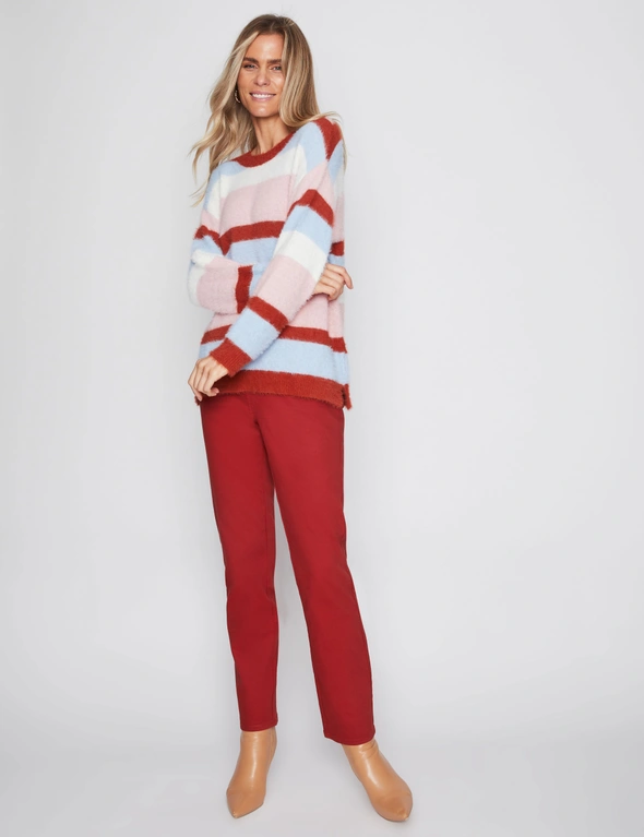 Millers Long Sleeve Stripe Feather Jumper, hi-res image number null