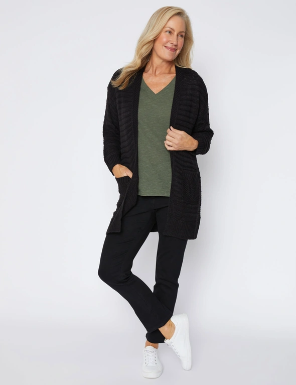 Millers Long Sleeve Chunky Knit Fashion Cardigan, hi-res image number null