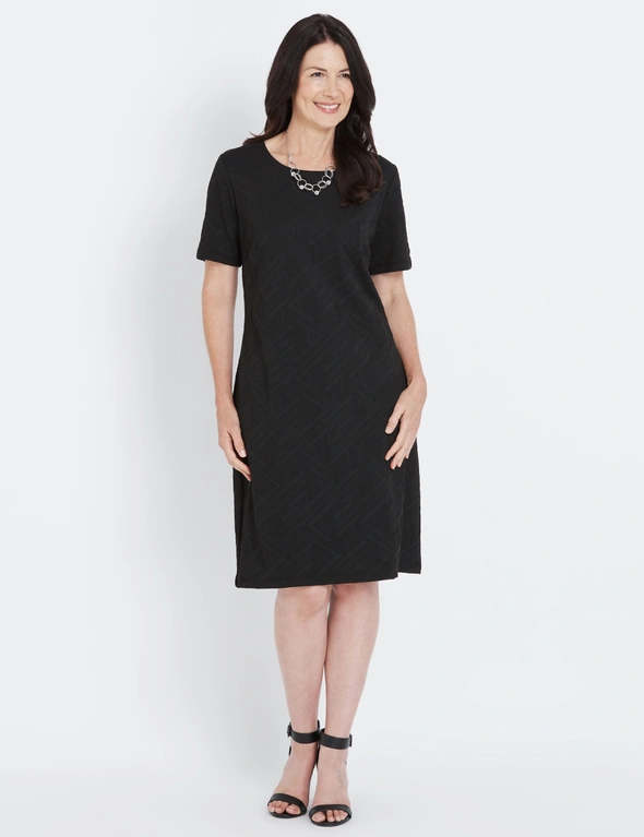 Millers Textured Knit Short Sleeve Dress, hi-res image number null
