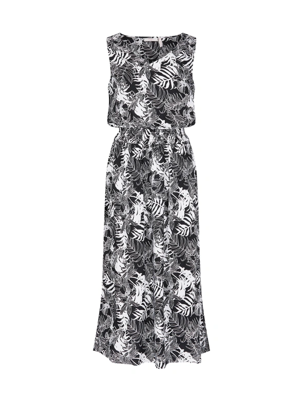 Millers Printed Rayon Maxi Dress | W Lane