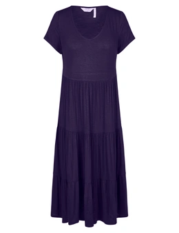 Millers Short Sleeve Tiered Maxi Dress