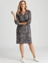 Millers Long Sleeve Brushed Midi With Zipped Front Dress, hi-res