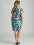 Millers Short Sleeve Cotton Slub Printed Knee Length Dress, hi-res