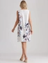 Millers Sleeveless Cotton Slub Printed Dress, hi-res