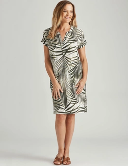 Millers Extended Sleeve Knee Length Rayon Dress