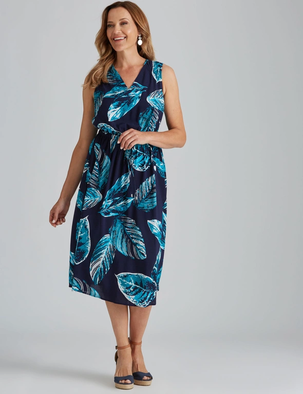 Millers Sleeveless Rayon Midi Dress, hi-res image number null