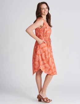 Millers Linen Blend Printed Shirt Dress
