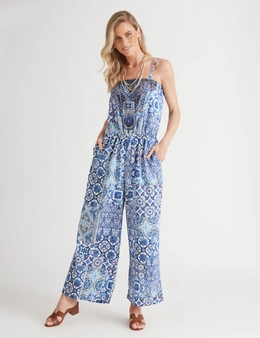 Millers Placement Printed Jumpsuit with Heatseal