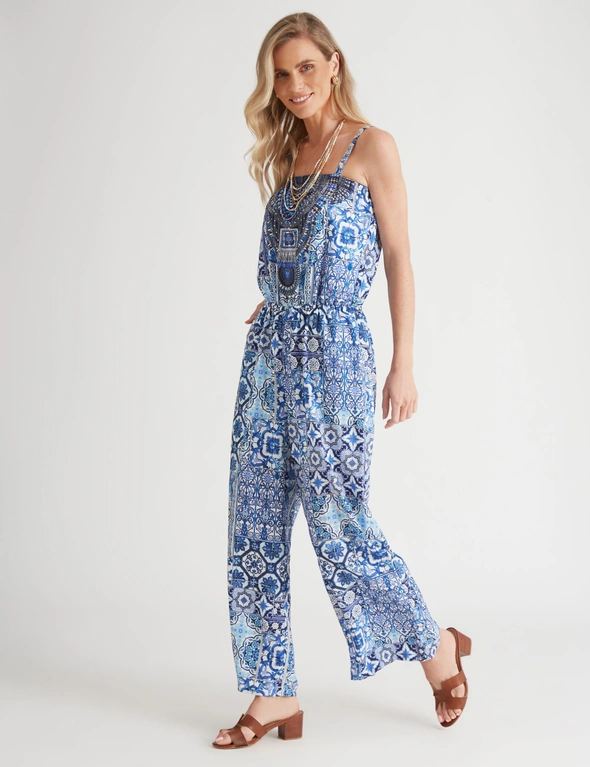 Millers Placement Printed Jumpsuit with Heatseal, hi-res image number null