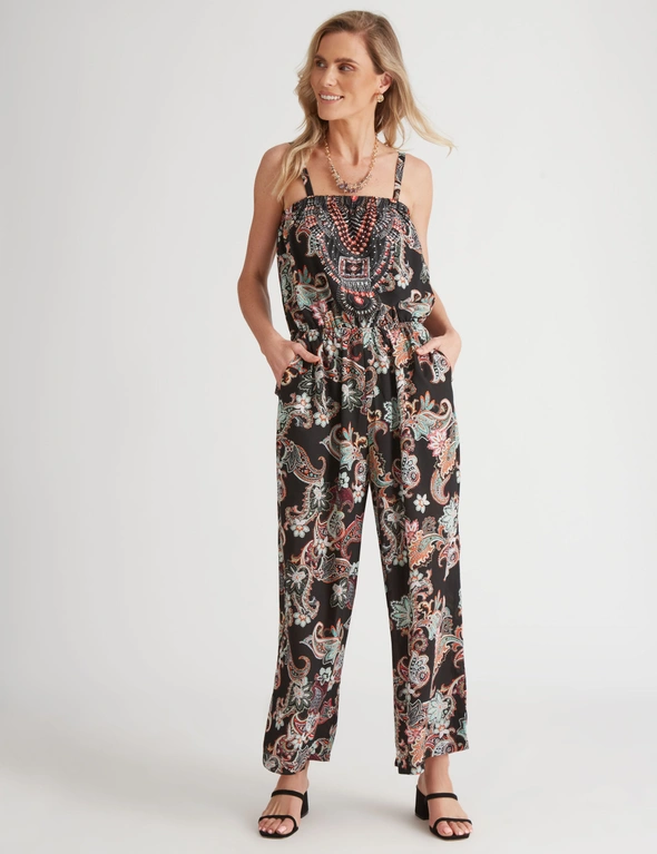 Millers Placement Printed Jumpsuit with Heatseal, hi-res image number null