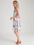 Millers Linen Blend Printed Notch Neck Dress, hi-res