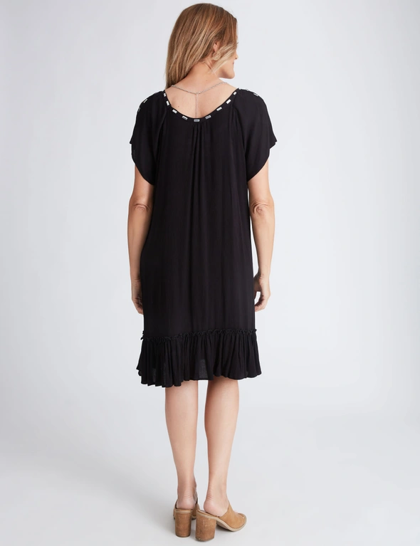 Millers Crinkle Cold Shoulder Dress with Heatseal, hi-res image number null