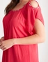 Millers Crinkle Cold Shoulder Dress with Heatseal, hi-res