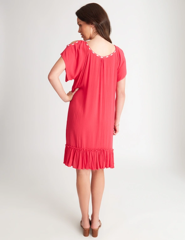 Millers Crinkle Cold Shoulder Dress with Heatseal, hi-res image number null