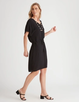 Millers Crinkle Dress with Extended Sleeve