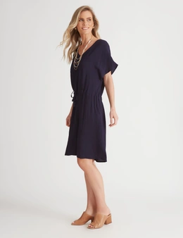 Millers Crinkle Dress with Extended Sleeve