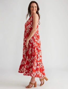 Millers Tiered Rayon Maxi Dress
