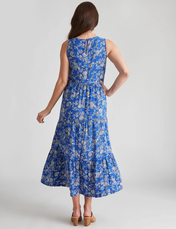 Millers Tiered Rayon Maxi Dress | W Lane
