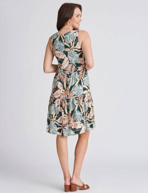 Millers Tiered Rayon Midi Dress, hi-res image number null