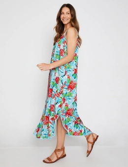 Millers Sleeveless Maxi Dress with Lace Trim at Hem