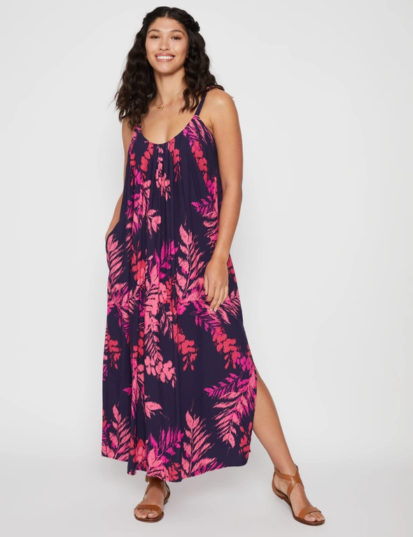 Millers Printed Rayon Strappy Dress, hi-res image number null