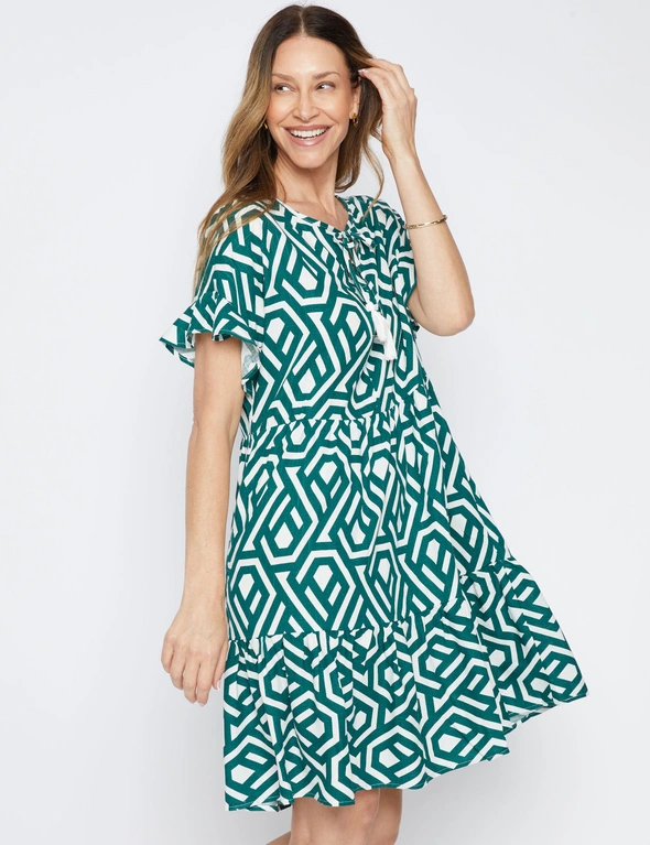 Millers Extended Sleeve Dress with Flare Sleeve, hi-res image number null