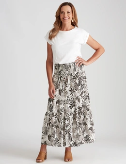 Millers Tiered Maxi Rayon Skirt