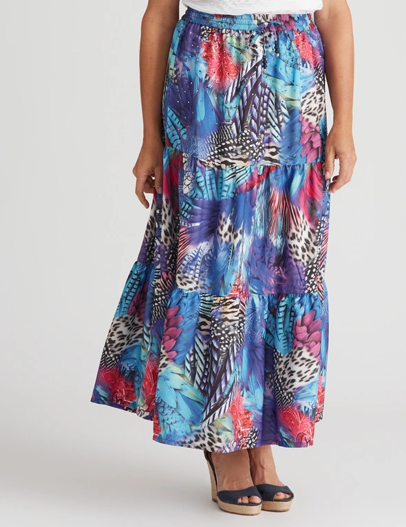 Millers Placement Printed Maxi with Heatseal Skirt, hi-res image number null