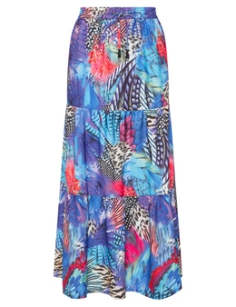 Millers Placement Printed Maxi with Heatseal Skirt