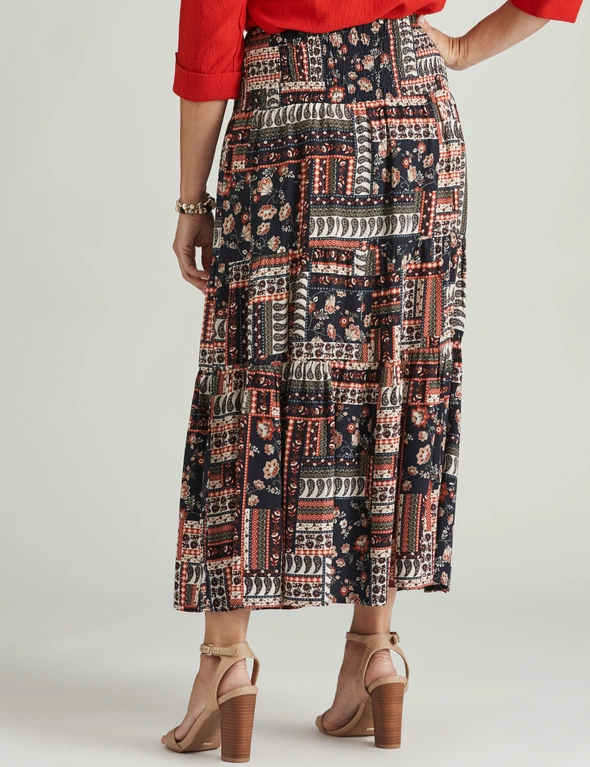 Millers Tiered Maxi Rayon Skirt, hi-res image number null