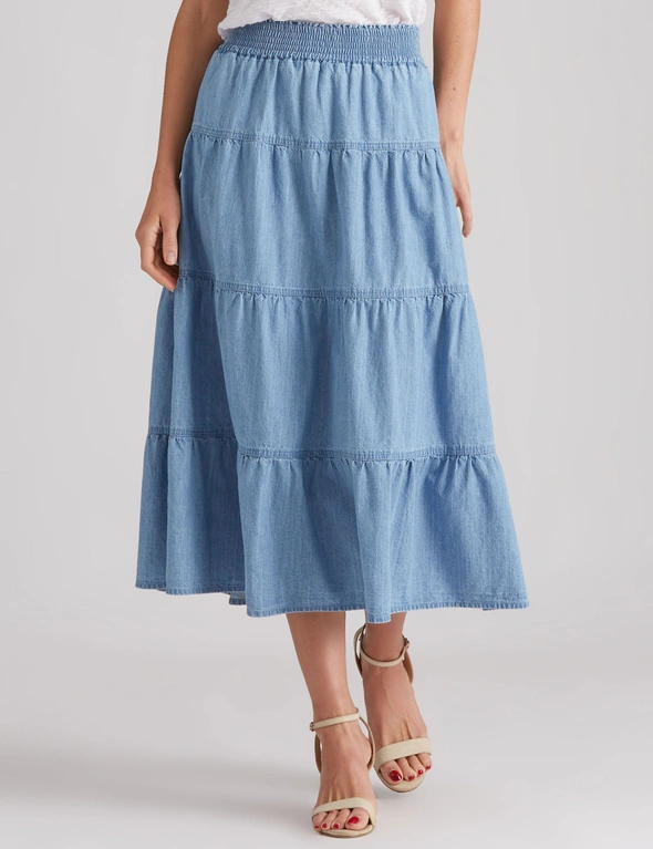 Millers Tiered Maxi Skirt, hi-res image number null