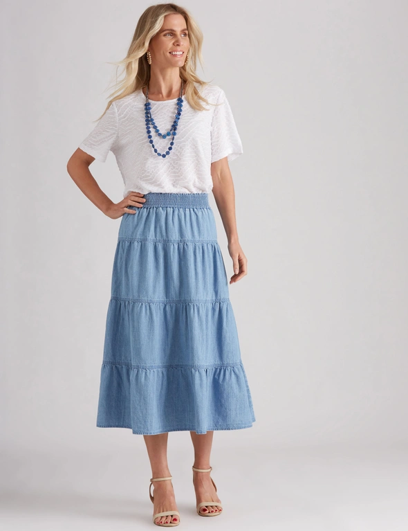 Millers Tiered Maxi Skirt, hi-res image number null