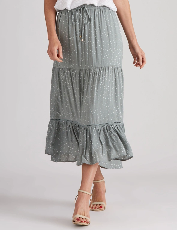 Millers Tiered Midi Skirt with Trim Inserts, hi-res image number null