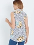 Millers Multi Tile Print Sleeveless Rayon Shirt, hi-res